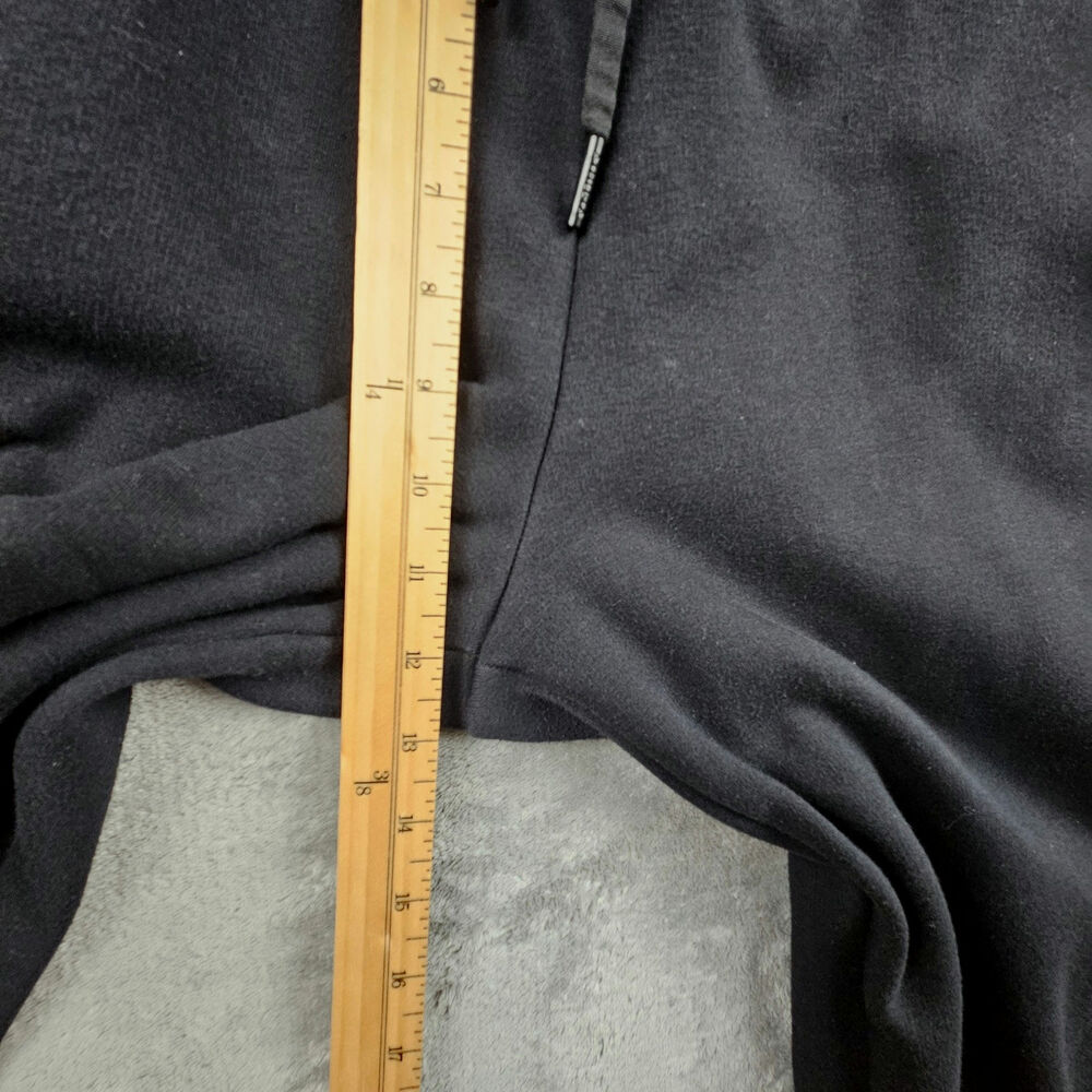 Athleta Cozy Karma M Black High Rise Zip Ankle Jogger Pants Athleisure Travel - Picture 9 of 11